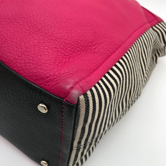 Kate Spade Pink Pebbled Leather Cobble Hill Hayley Tote Bag - Picture 7 of 11